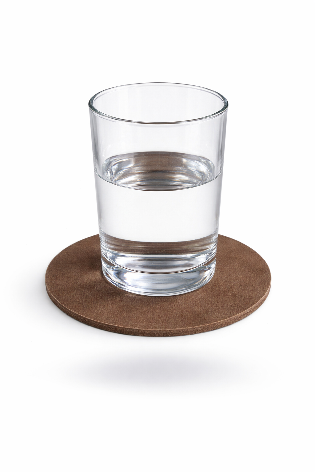 5 Inch Full-Grain Leather Coasters Set of 8 – Genuine Leather Table & Drink Coasters